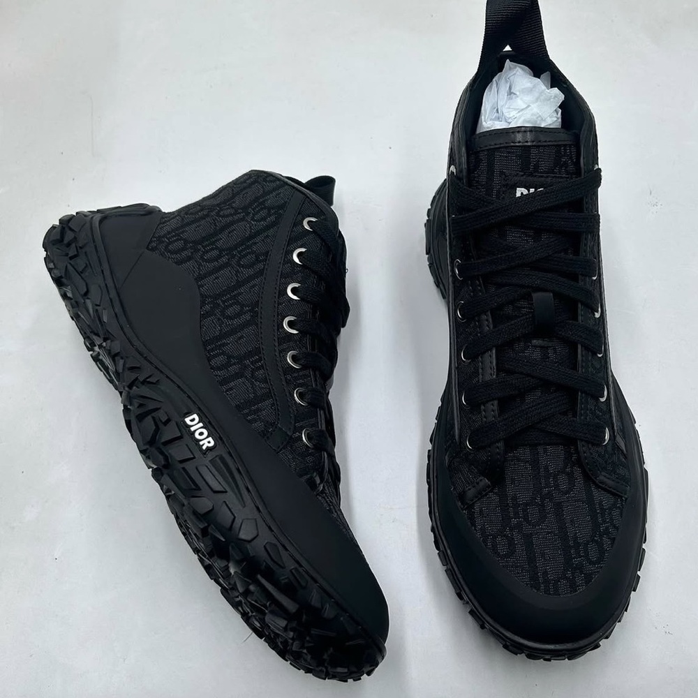 Dior Men's Black High-Top Sneakers